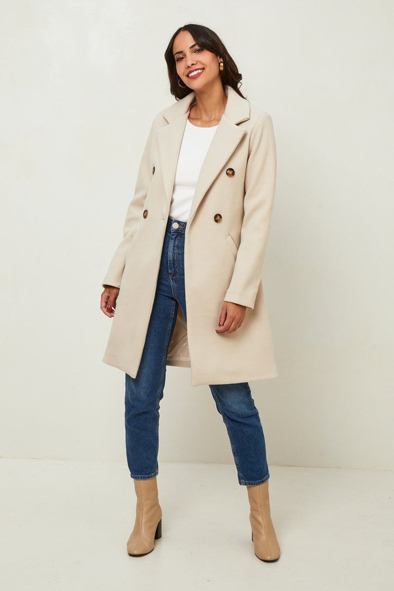 Coat 7232 - Ecru