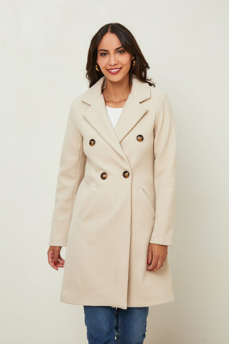 Coat 7232 - Ecru