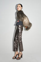 Bomber Zephyr Fausse Fourrure Tie And Dye