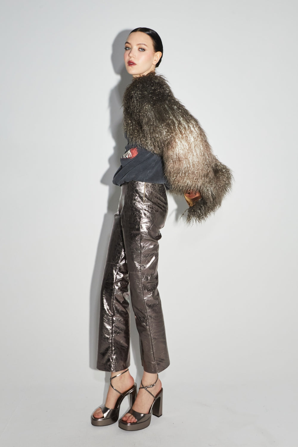 Bomber Zephyr Fausse Fourrure Tie And Dye