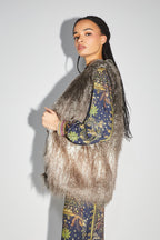 La Veste Sans Manches Morris Fausse Fourrure Tie And Dye