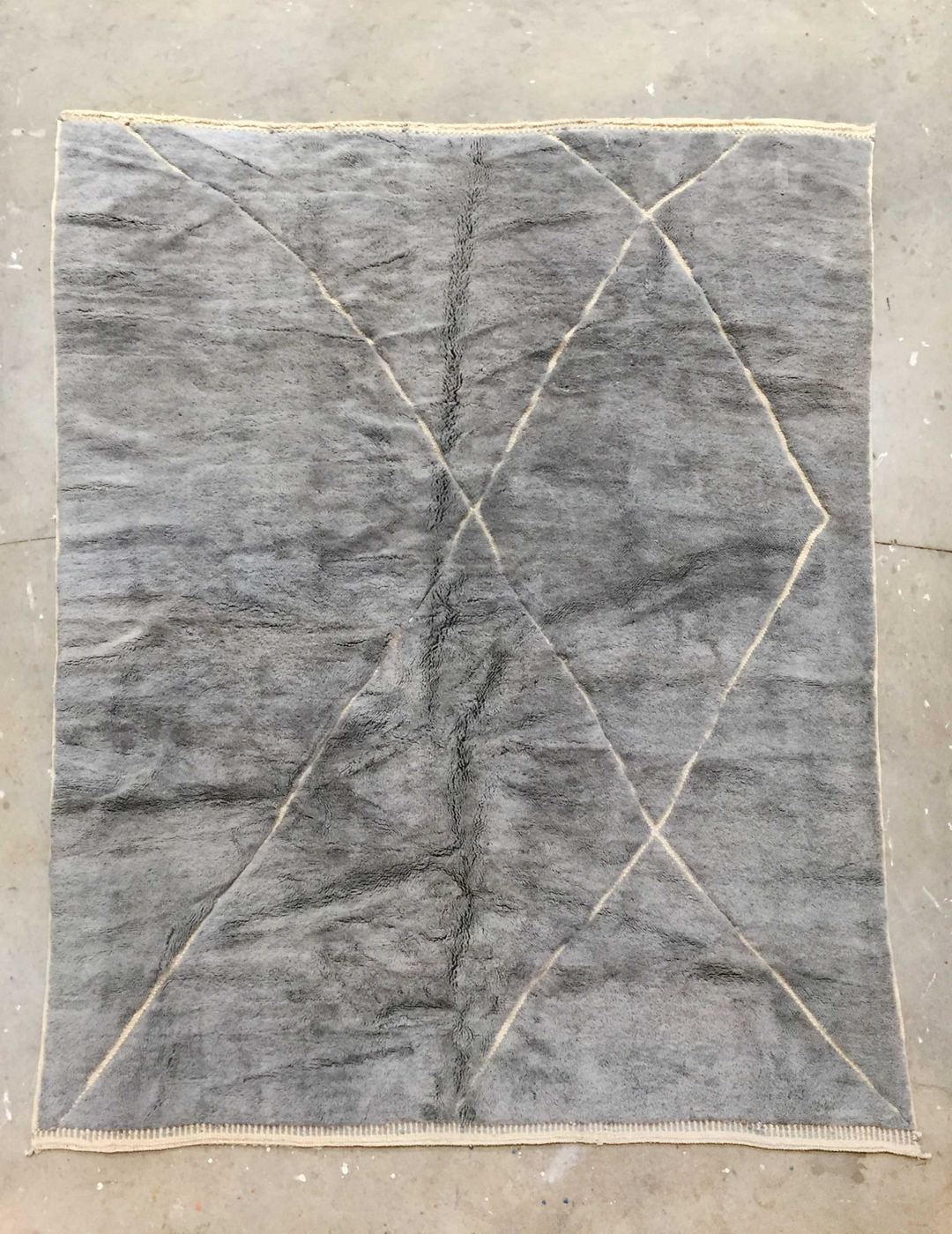 Tappeto berbero marocchino M’Rirt 3,66 × 2,86 m