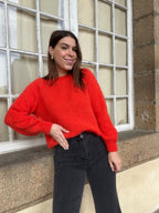 Anna orange-red jumper