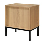 Tara - Table De Chevet 2 Tiroirs - Effet Bois