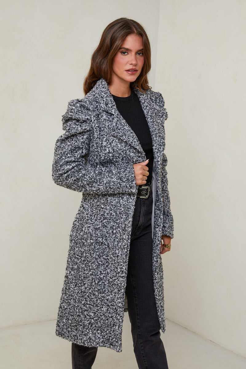 Coat 7279 - Grey