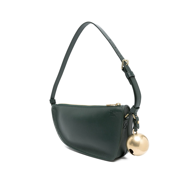 Burberry Mini Shield Bag - Green - Woman