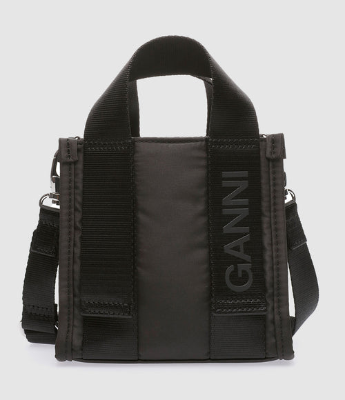 Ganni - Mini Tote Bag Noir - Femme