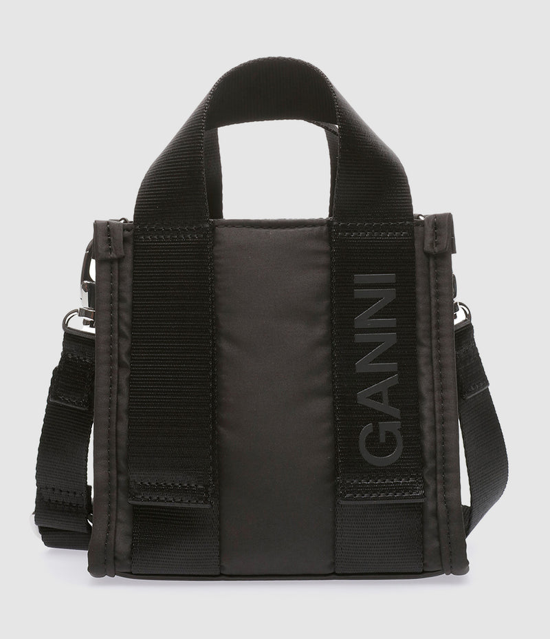 Ganni - Mini Tote Bag Noir - Femme