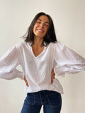 White Isabella Blouse