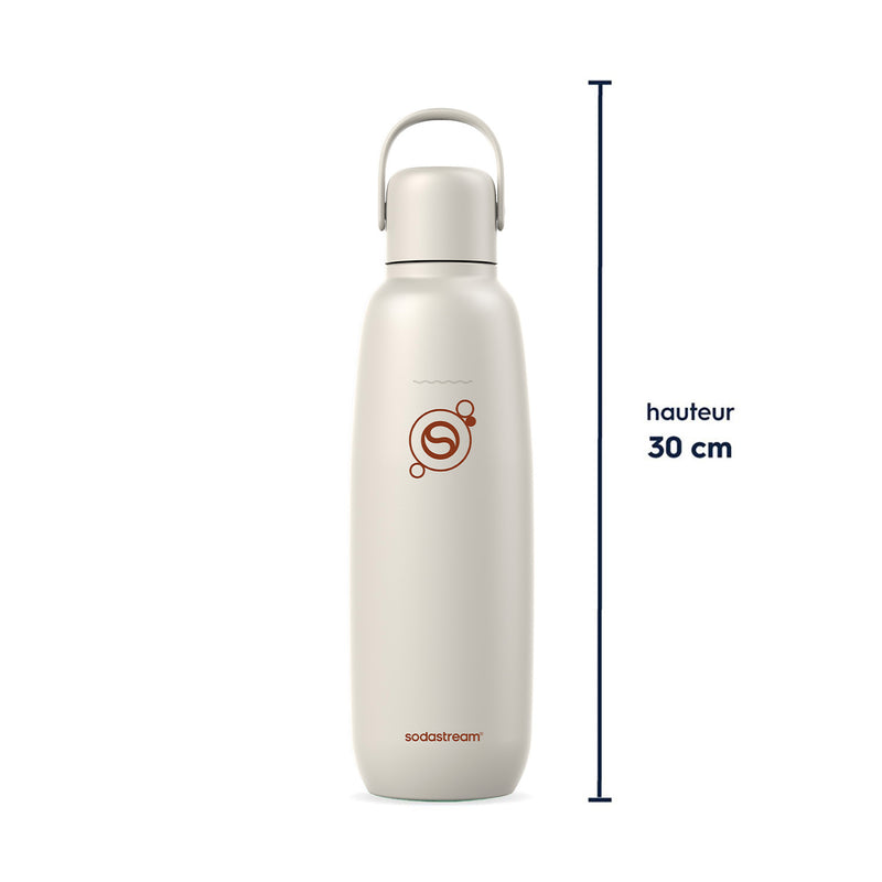 Lot - Gourde Fizz & Go Cool Bleue - 0,9L & Gourde Fizz & Go Cool Sable - 0,9L