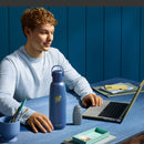 Lot - Gourde Fizz & Go Cool Bleue - 0,9L & Gourde Fizz & Go Cool Sable - 0,9L