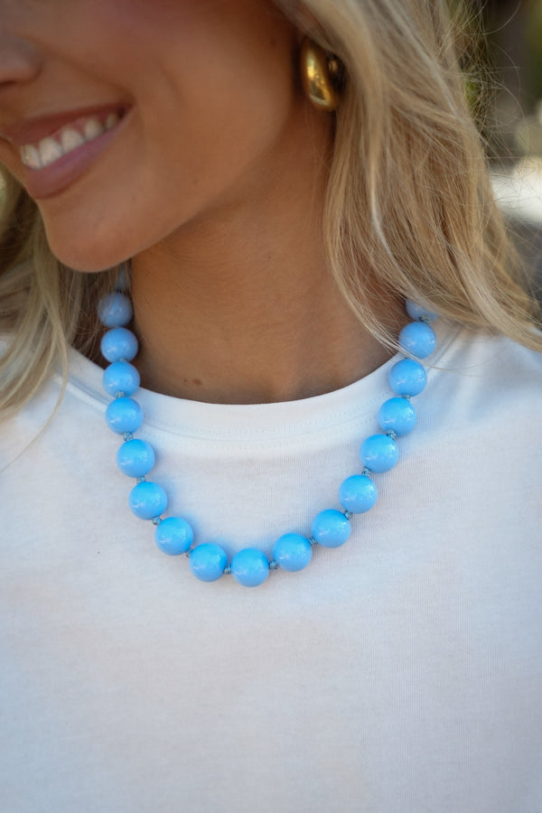 Collar de Perlas - Telma Azul