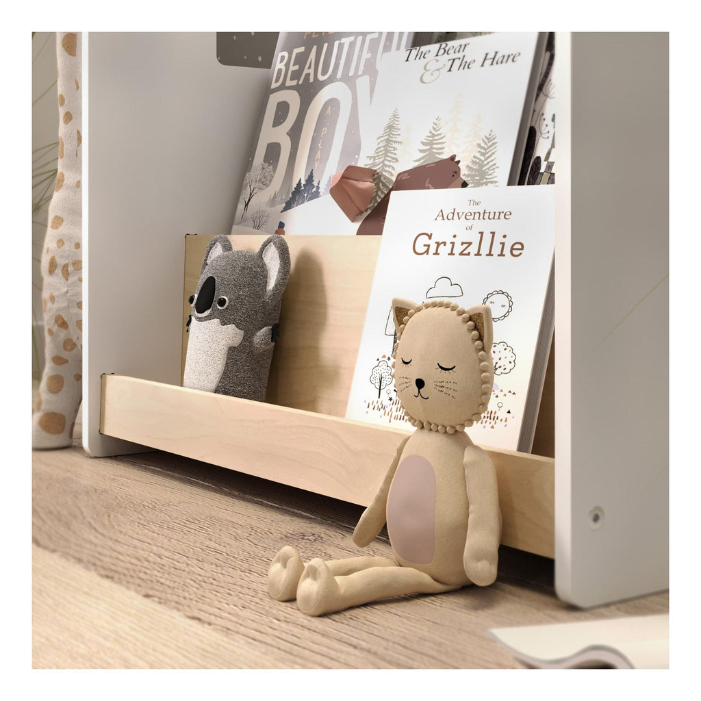 Bibliothèque Enfant – Blanc & Gris