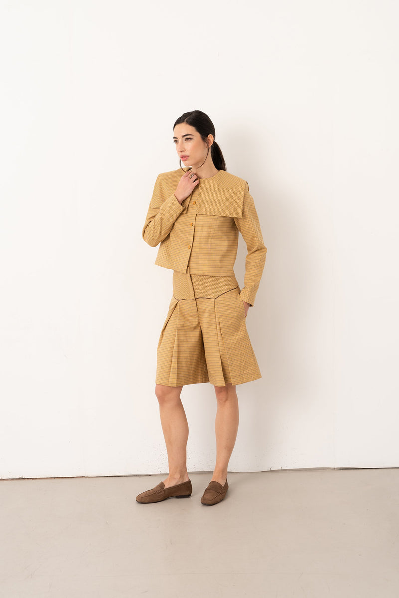 Pantalón bermuda Moutarde - Vanó Studio