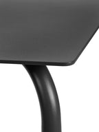 August - Table - L - Aluminium - Noir