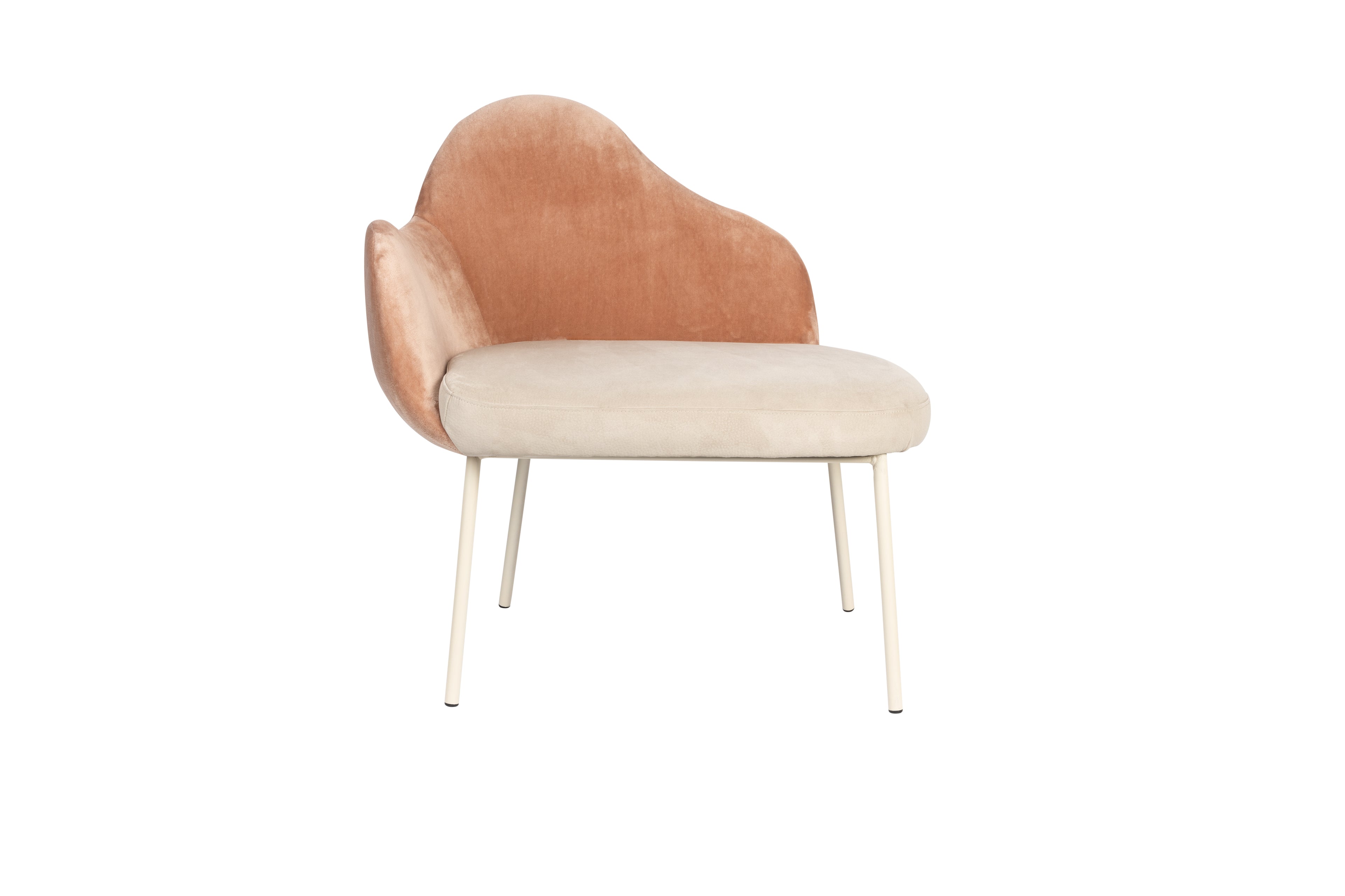 Friuli - Lounge Armchair - Fabric - Pink