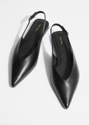 Shoes Leone Slingback Ballerina - Black - Women