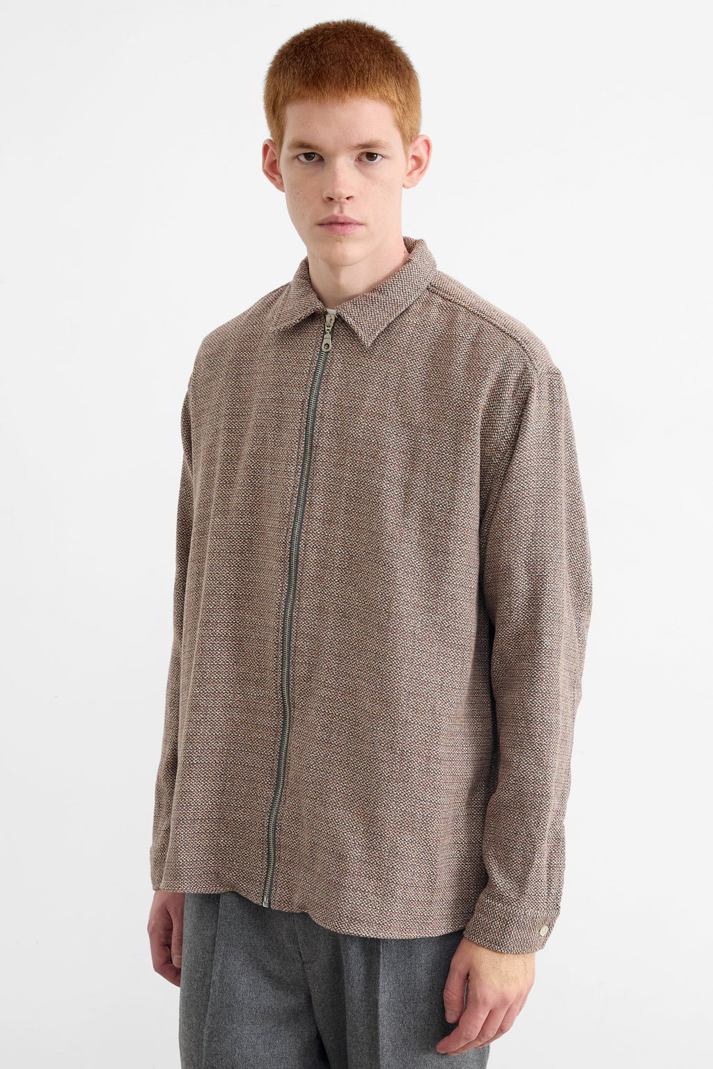 Chemise Blurred Landscape Grey