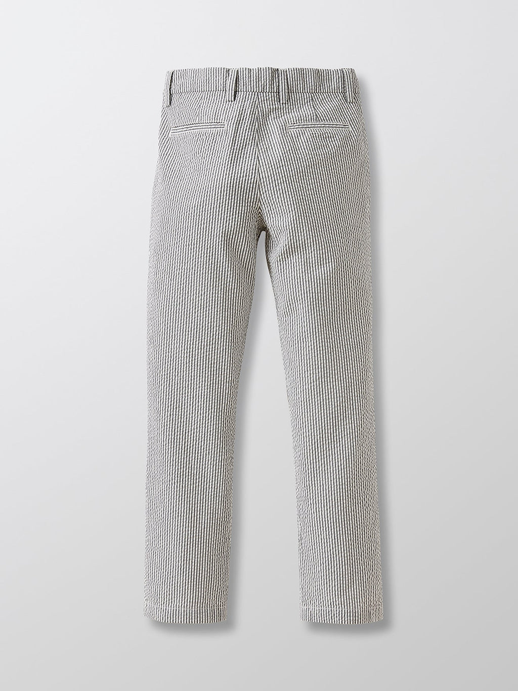 Pantalon Seersu - Beige Fonce Uni - Garçon