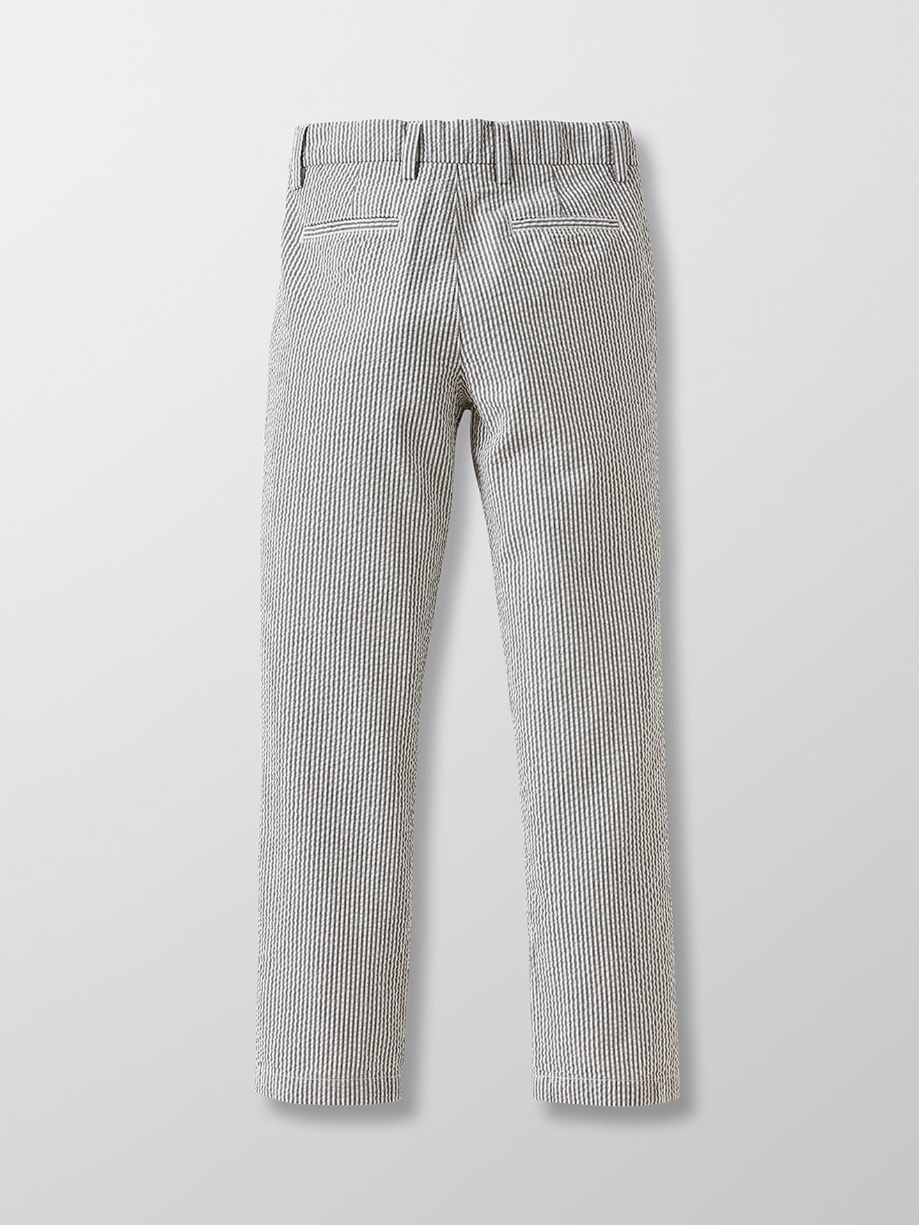 Pantalon Seersu - Beige Fonce Uni - Garçon