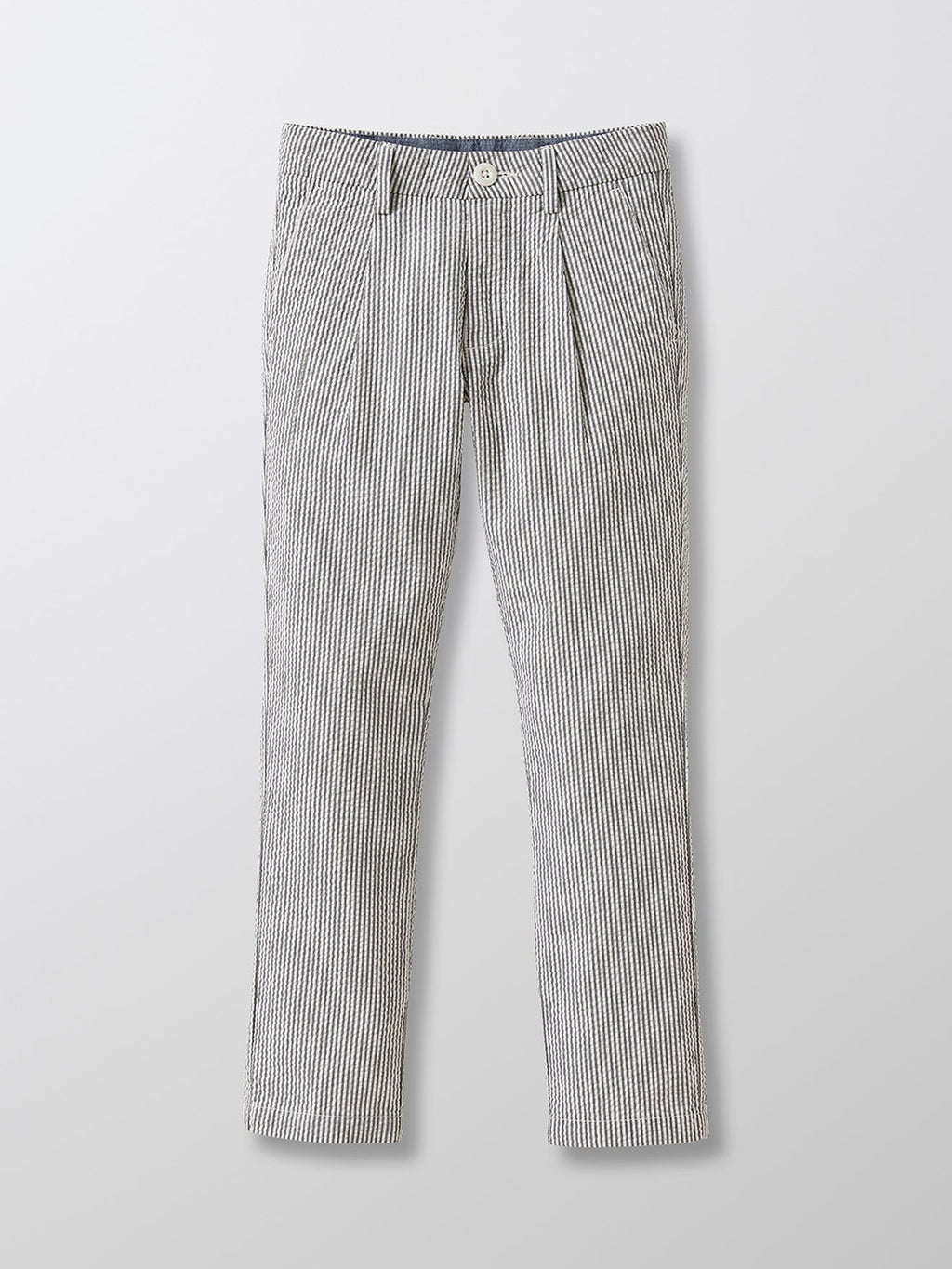 Pantalon Seersu - Beige Fonce Uni - Garçon