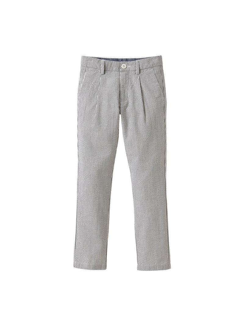 Pantalón Seersu - Liso Beige Oscuro - Niño
