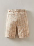 Occasion Shorts - Medium Beige Check - Boys