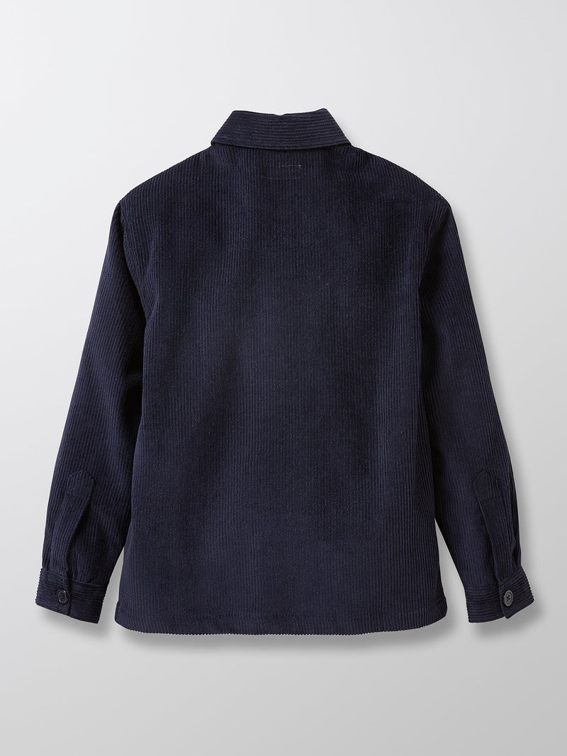 Sur Chemise Oft - Bleu Fonce Uni - Garçon