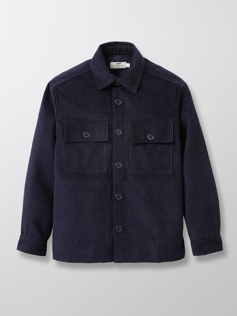 Sur Chemise Oft - Bleu Fonce Uni - Garçon