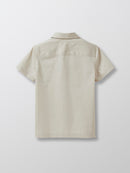 Popeline Unie - Beige Moyen Grise - Garçon