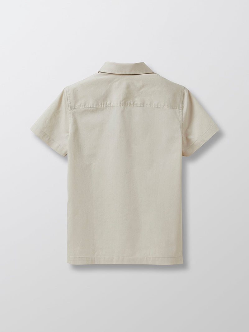 Popelín Liso - Gris Beige Medio - Niño