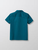 Camisa Popelín Lisa - Gris Beige Medio - Niño
