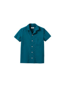 Camisa Popelín Lisa - Gris Beige Medio - Niño