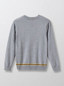 Pull Hp Col V - Gris Clair Chine - Garçon