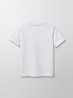 Camiseta Copa de Europa - Blanco Claro Liso - Niño