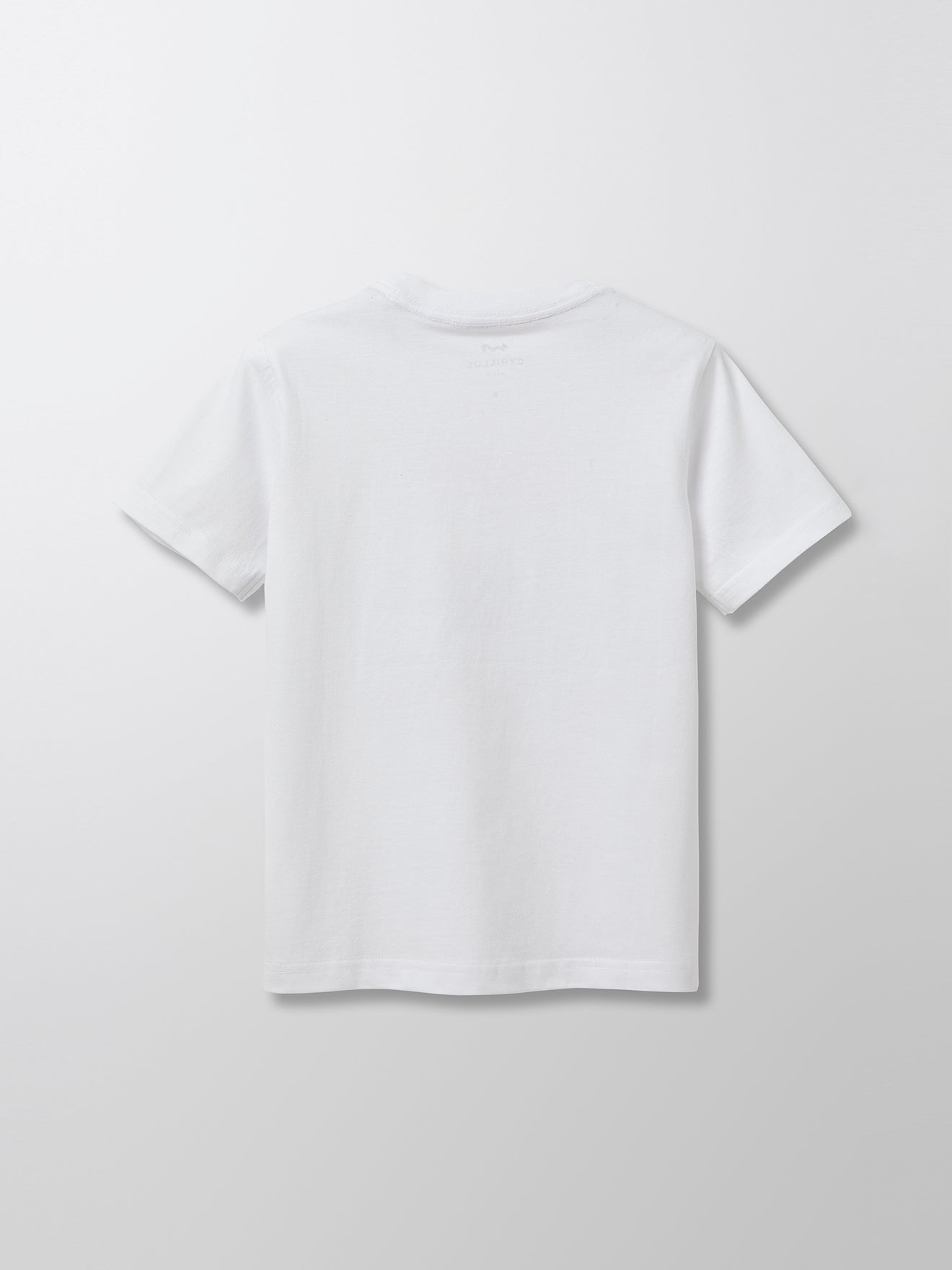 Camiseta Copa de Europa - Blanco Claro Liso - Niño