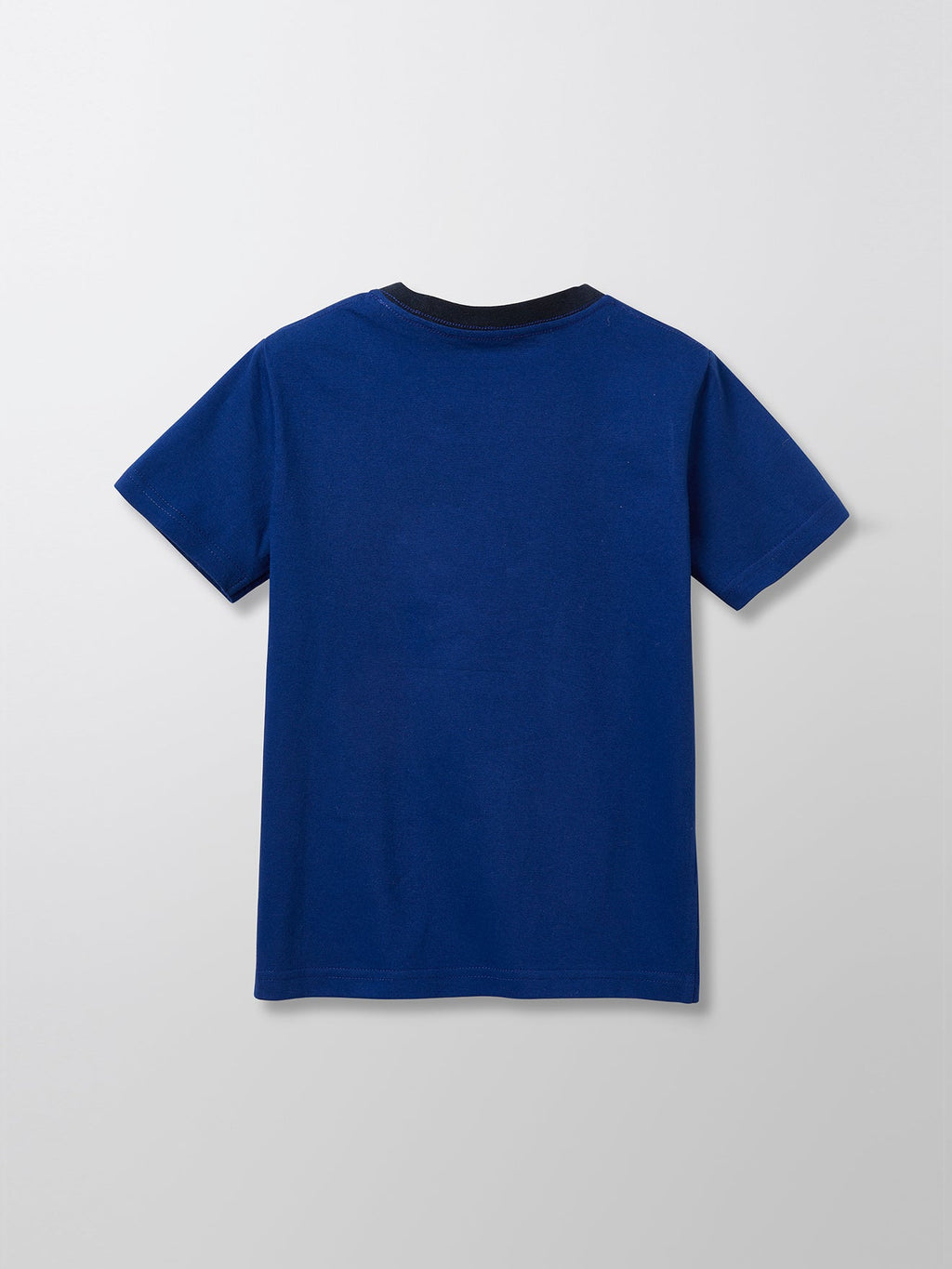 T-shirt Coupe Europe - Blanc Clair Uni - Garçon