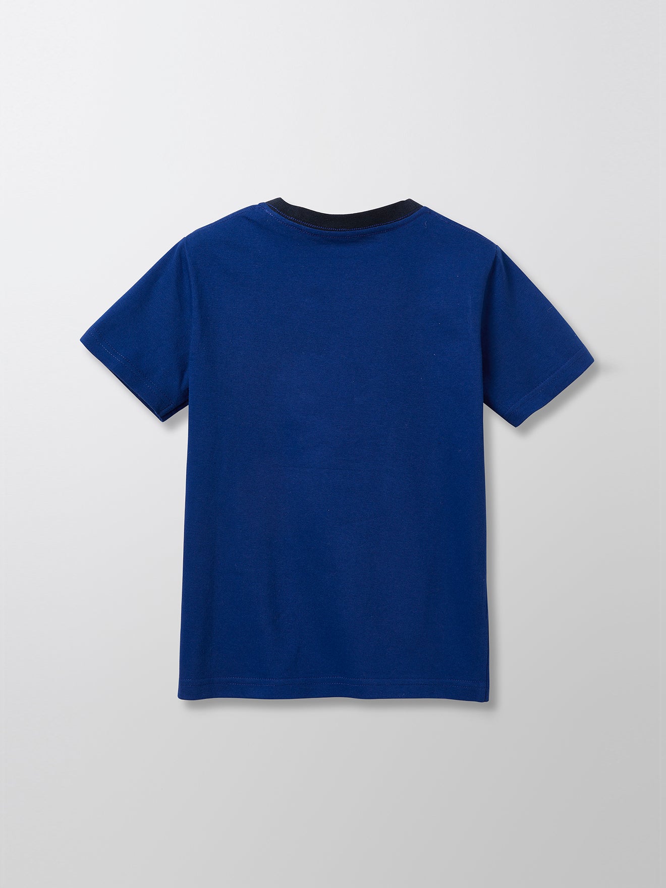 T-shirt Coupe Europe - Blanc Clair Uni - Garçon