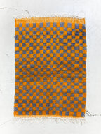 Alfombra bereber Boujaad 1,45 × 1,03 m