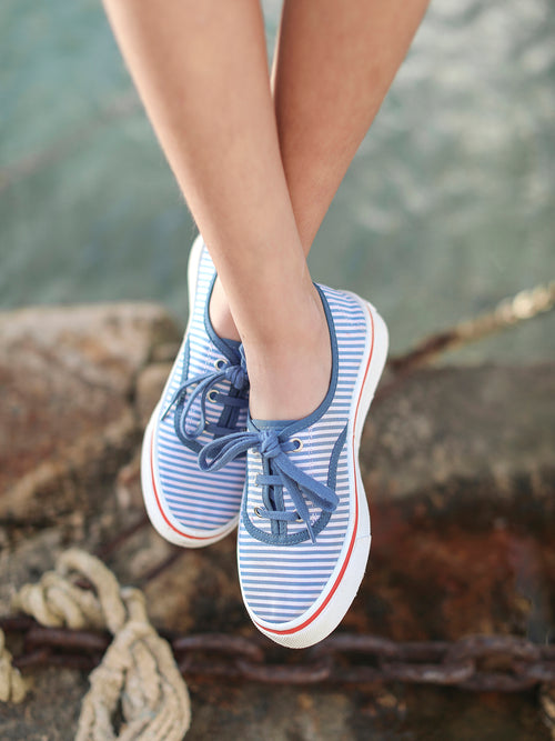 Tennis Elastic - Blanc Clair Multicolore - Garçon