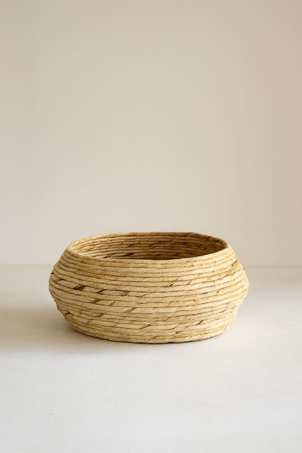 Dounia - Panier Rond - Fibres D'Abaca