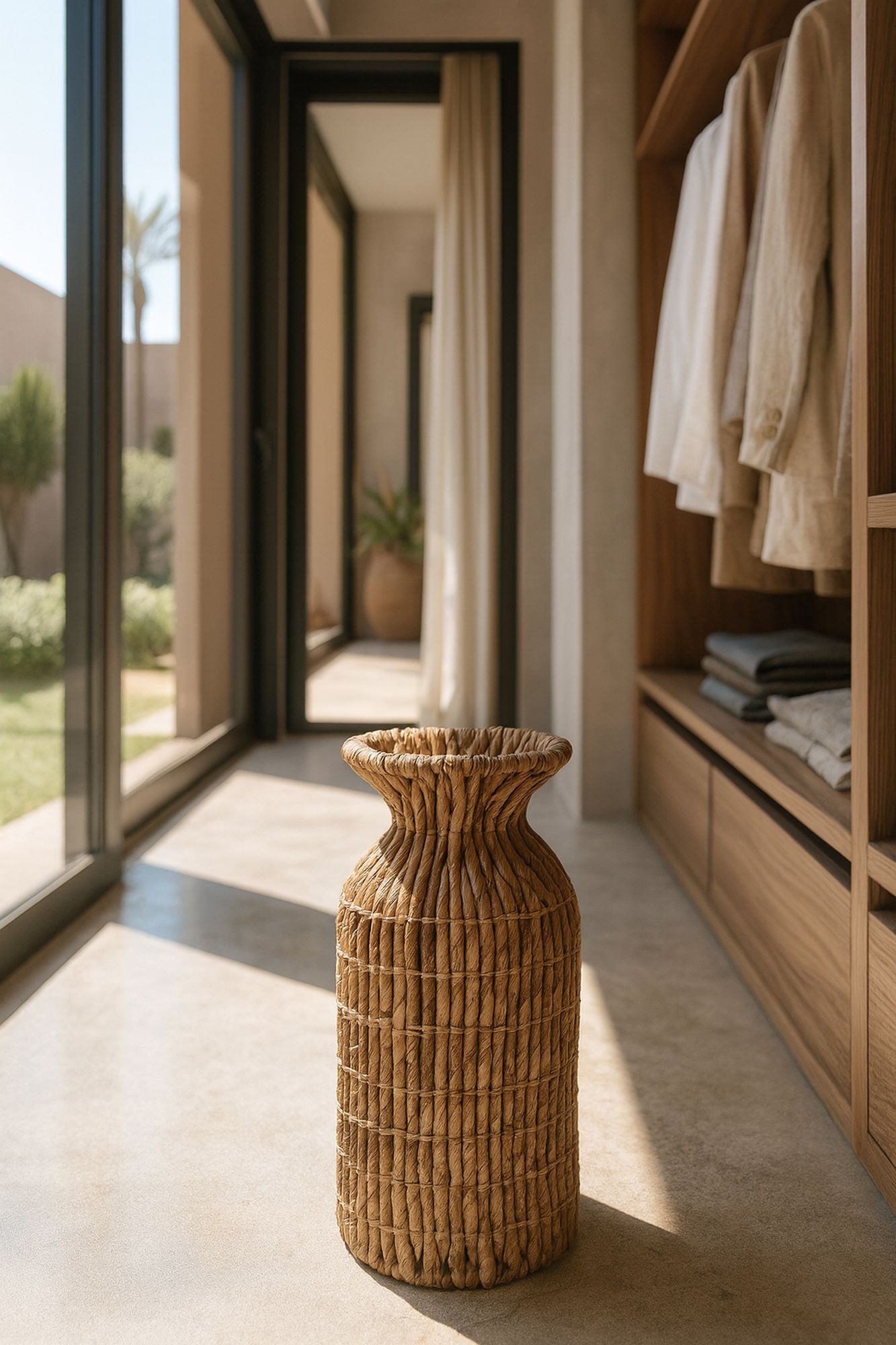 Lina - Vase Décoratif - Fibres D'Abaca