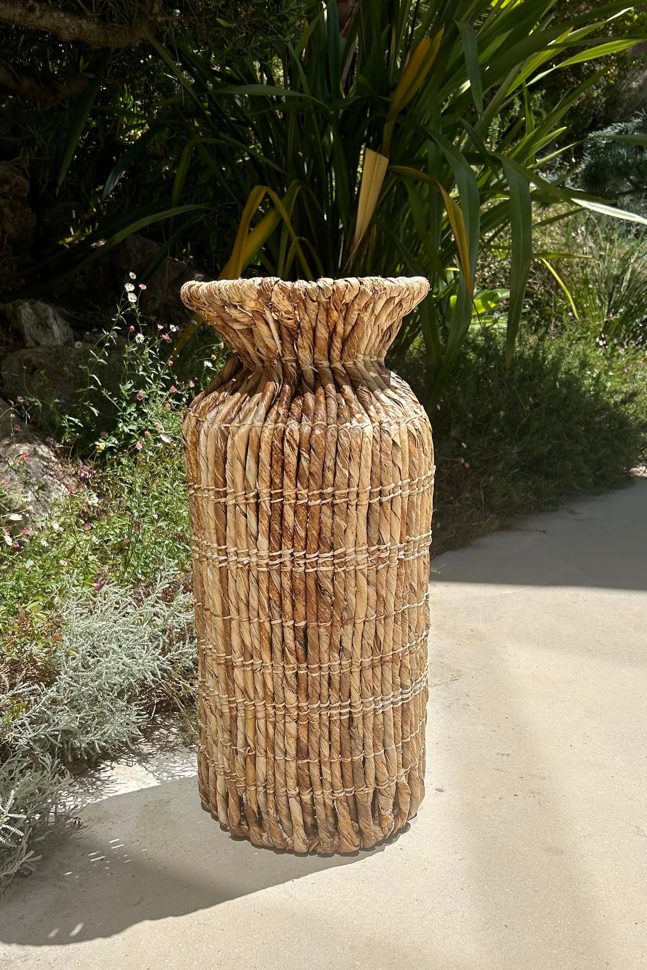 Lina - Vase Décoratif - Fibres D'Abaca