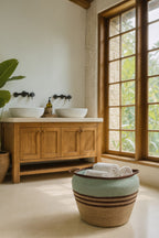 Chobie - Panier - Jonc De Mer - Vert Celadon