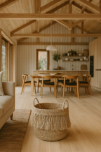 Luys - Cesta con Flecos - Rafia - Natural