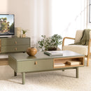 Coffee Table - Ethan - Green - Light Oak