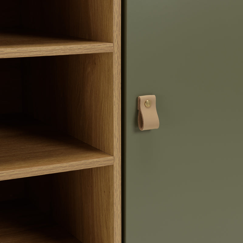 Sillón - Ethan - Verde - Roble claro