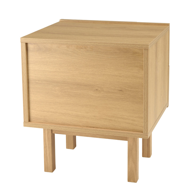 Mesita de noche - Ethan - Roble claro