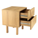 Mesita de noche - Ethan - Roble claro