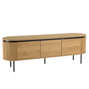 Ethan - Mueble para TV - Roble Claro/Negro